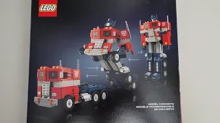 Lego Optimus Prime - How to transform demonstration 10302