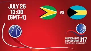 Guyana vs Bahamas - Full Game - Centrobasket U17 Championship