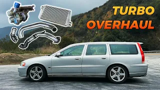 Replacing the ENTIRE TURBO SYSTEM on My Cheap Volvo V70R