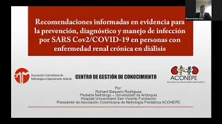 Webinar del Consenso Colombiano de Diálisis en tiempos de COVID-19
