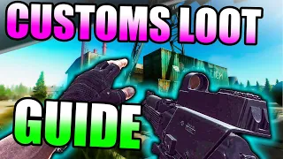 EFT CUSTOMS LOOT GUIDE Best Beginner Loot Run in Escape From Tarkov 12.9 (Beginner Tips)