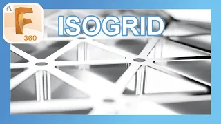 How To Model An IsoGrid in Fusion 360 | Parameter Based IsoGrid Tutorial | #fusion360