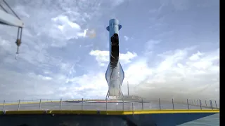 Blue Origin New Glenn Landing on Drone Ship