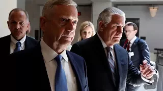 Tillerson, Mattis SCHOOLS Corker and Flake on authorization of military force by President Trump