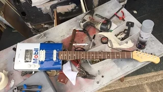 How to make an OIL CAN GUITAR the easy way!