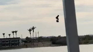 Jet board in Lake Havasu