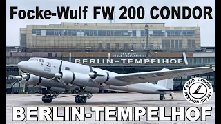 Focke-Wulf FW 200 CONDOR wird in BERLIN-TEMPELHOF geschleppt