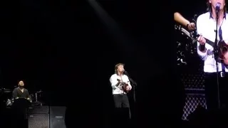 Paul McCartney Ukulele intro on "Something"  Target Center, Minneapolis 5/4/16