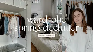 Spring wardrobe declutter 🌼 Wiosenne porządki, minimalizuję szafę