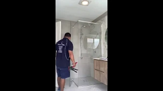 Installation of a Semi-Frameless Shower Screen - SUPER FAST!