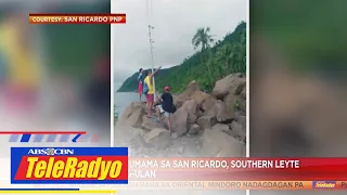 Rockslide tumama sa San Ricardo, Southern Leyte dahil sa pag-ulan | Headline Pilipinas