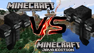 Comparando el Wither de Minecraft Bedrock vs Minecraft Java ¿Cuál es más dificil? // MeguDraw