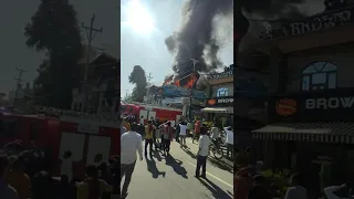 A major fire broke out in a factory in Himachal Pradesh's Paonta Sahib