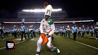 FAMU Marching 100 and UNC Marching Tar Heels joint halftime show