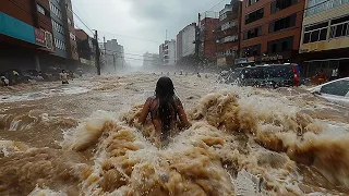 Brazil NOW! Flood washed away people! Emergency Continues to Worsen