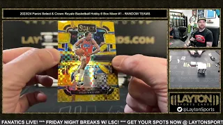 KABOOM! 2023/24 Panini Select & Crown Royale Basketball Hobby 6 Box Mixer #1