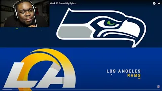 JuJuReacts to Seattle Seahawks vs. Los Angeles Rams | 2022 Week 13 Game Highlights