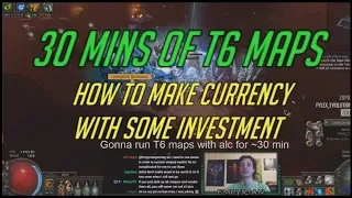 [PoE] How to make currency with some investment - T6 maps