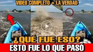 ¿Qué fue eso? VIDEO VIRAL Extrañas CRIATURAS sorprende a un hombre en el RIO AMAZONAS la VERDAD