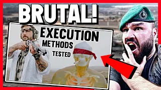 British Marine Reacts To We Test Different Execution Methods with Ballistic Dummies