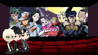 Реакция персонажей Tiny Bunny на JJBA Diamond Is Unbreakable