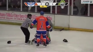 Will Weldon vs Bobby Chamberlain Incident - NIHL 31-1-20