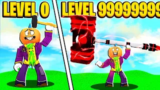 I Got A Level 999,999,999 Roblox Hammer In Brick Simulator