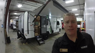 2018 No Boundaries 19.5 Travel Trailer with Walk Around Bed and Slide, under 3,700 Pounds!