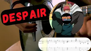 Despair (Sasori's Theme) - Naruto Shippuden | Fingerstyle Guitar + Sheet Music and Tabs