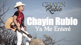 Ya me entere-CHAYIN RUBIO-karaoke