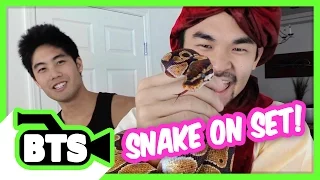 Real Snake on Set! (BTS)