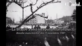 Începutul revoluției din Brașov 1987: "Descopereau că munciseră o lună întreagă pe nimic"