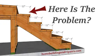 Another Simple Solution To A Common Problem Created By Stair Builders - Deck Nosing Or No Nosing
