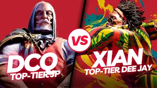 SF6 ▰ DinChinQui (JP) vs Xian (Dee Jay) ▰ Street Fighter 6 Top Tier Gameplay