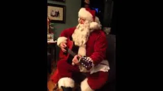 Santa sings "Happy Birthday to Jesus"