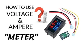 How to use Digital Volt Amp meter | 0 - 100 Volt Amp Digital meter