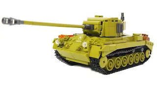 Build Your Own Lego Tank: Unboxing Sluban Army M38-B0860 Tank M26 Pershing