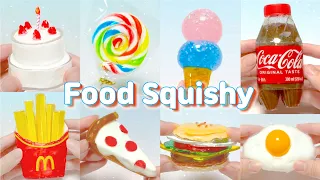 Food Squishy🍔🥤🍟🍕🍦🎂🍭🍳DIY with Nano Tape Compilation✨Part1✨