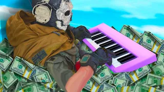 Playing PIANO on WARZONE gets WILD
