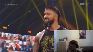 Reacting to Jey Uso handles the dirty work for Roman Reigns