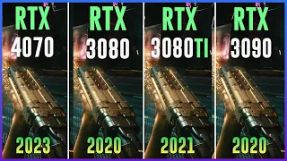 RTX 4070 vs RTX 3080 vs RTX 3080 TI vs RTX 3090 - Test in 12 Games