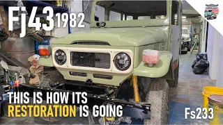 🔥 Toyota Land Cruiser Fj43 1982 - Restoration Process 🔧 Back in the Saddle | FJ Classics