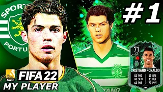 FIFA 22 Ronaldo Player Career Mode EP1 - THE BEGINNING!!🔥🇵🇹