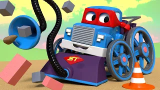 The Vacuum Cleaner  Carl the Super Truck - Car City ! Cars and Trucks Cartoon for kids