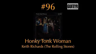 Guitar World's top 100 solos - #96 - Honky Tonk Woman Cover (Keith Richards) with Tab