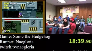 Sonic the Hedgehog Speed Run (21:33), Part 2 (AGDQ 2012)