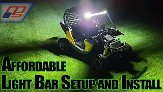 Cheap LED Light Bar Setup For Any Vehicle | Super Bright Lights for Project Canam!