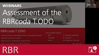 Assessment of RBRcoda T.ODO optode for profiling and long-term deployments