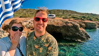 Epic camping place BUT AT WHAT COST // Vanlife Greece vlog