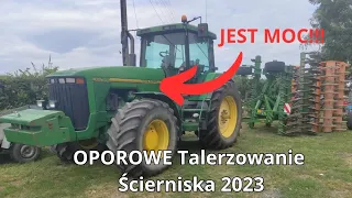 John deere 8200 i amazone catros uprawa pożniwna |TALERZOWANIE 2023|!!!